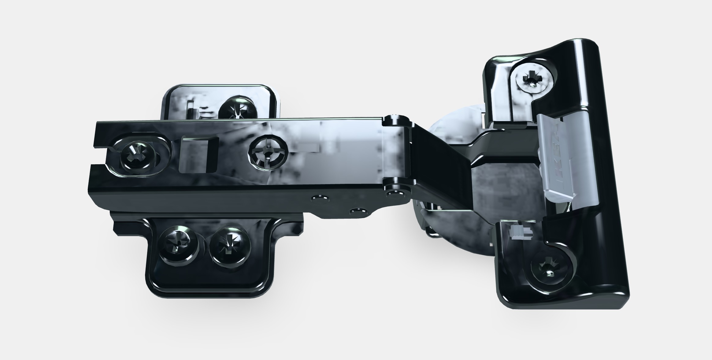 KOMPLEMENT Soft closing hinge Low-poly 3D model_7