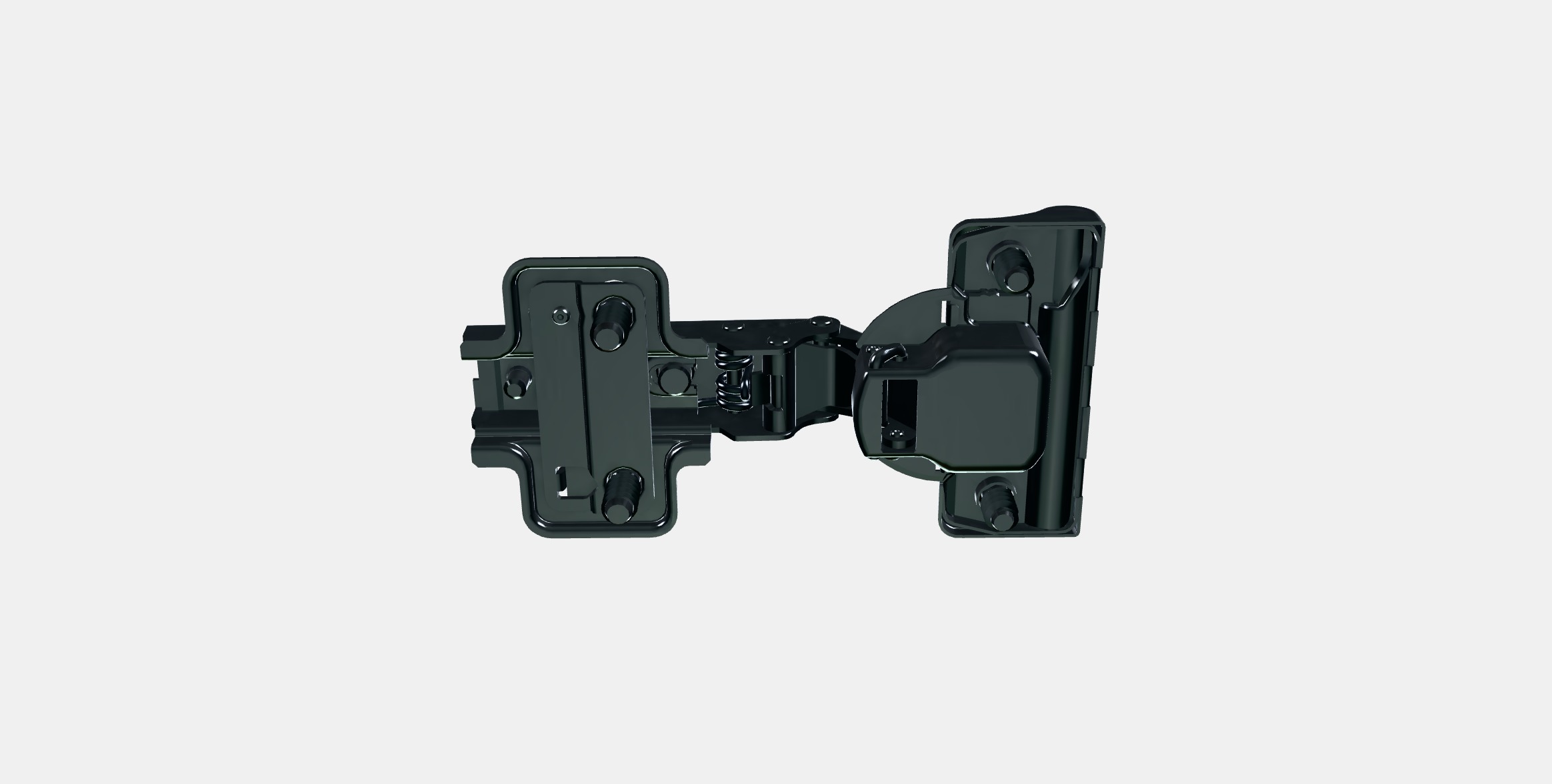 KOMPLEMENT Soft closing hinge Low-poly 3D model_6