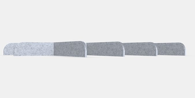 KOMPLEMENT Divider for pull-out tray 1 Low-poly 3D model