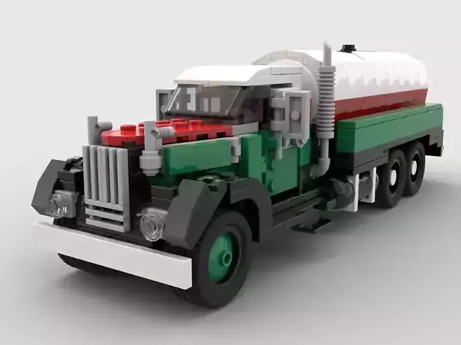 Vintage Heavy Tanker Truck  Octan livery LEGO TOY