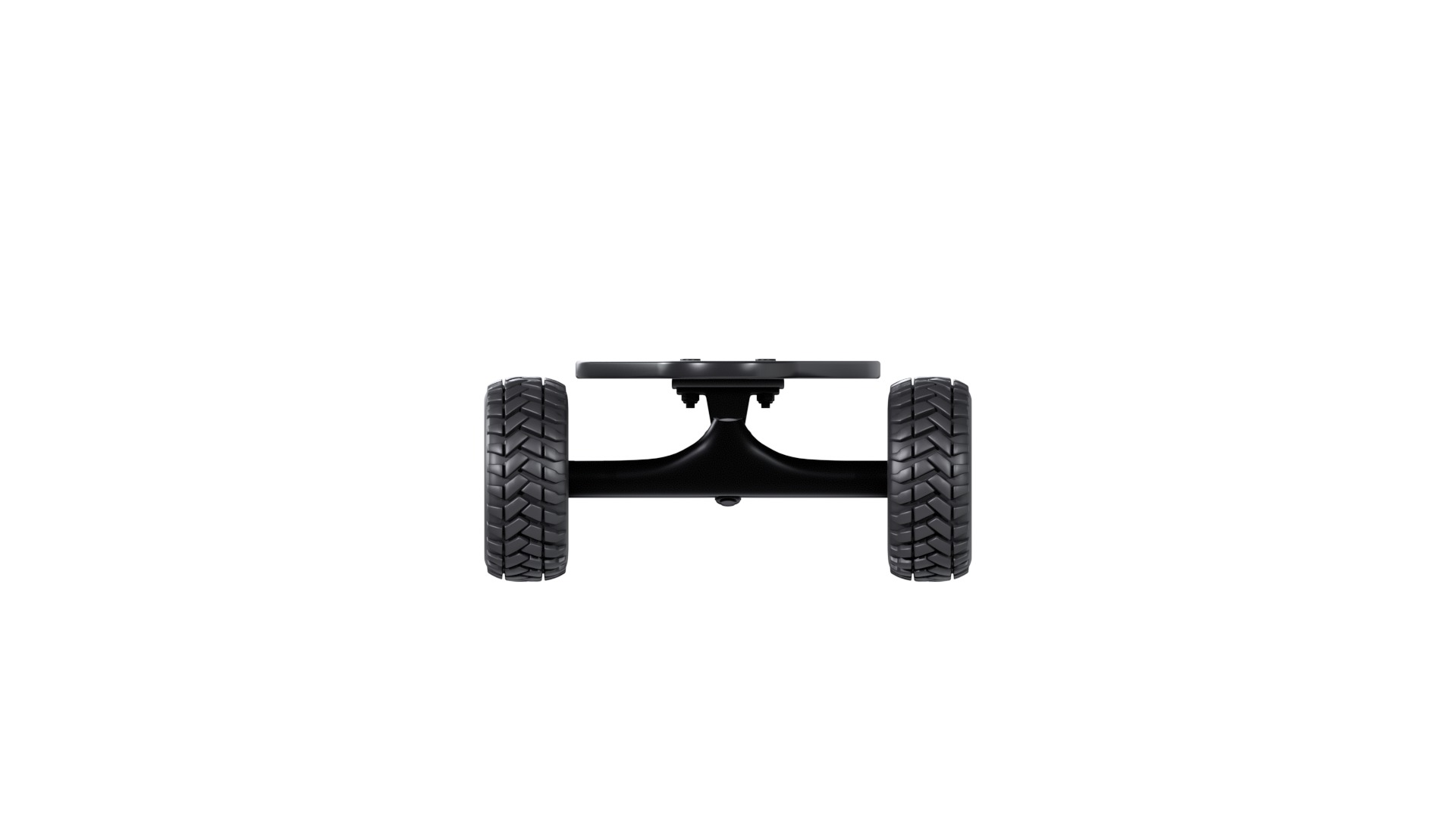 Offroad Skateboard Low-poly 3D model_8