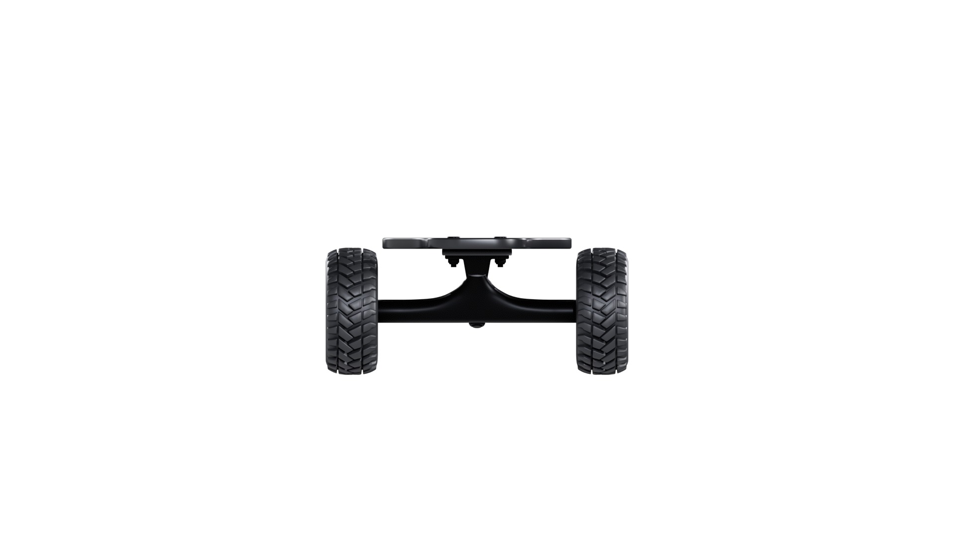 Offroad Skateboard Low-poly 3D model_9