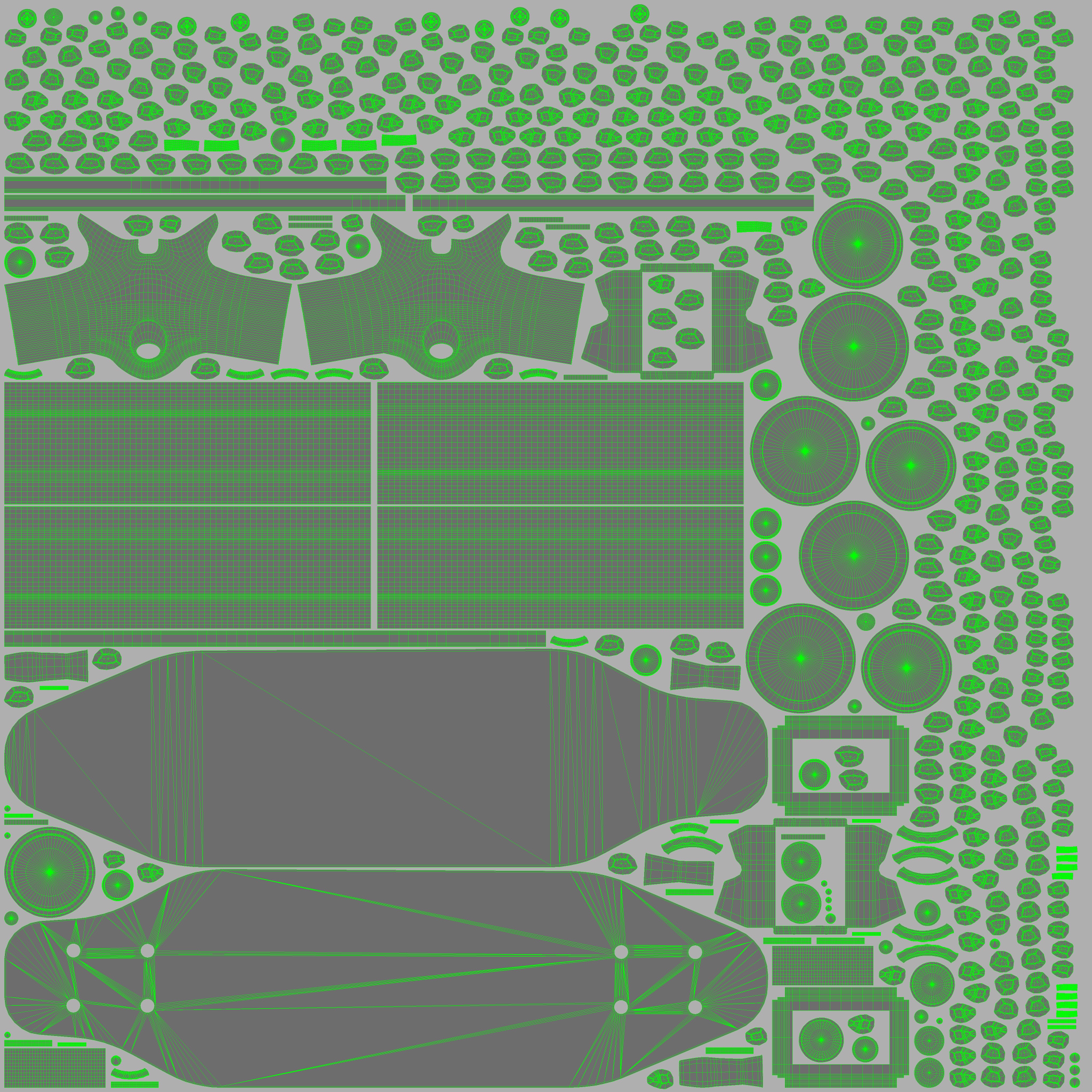 Offroad Skateboard Low-poly 3D model_11