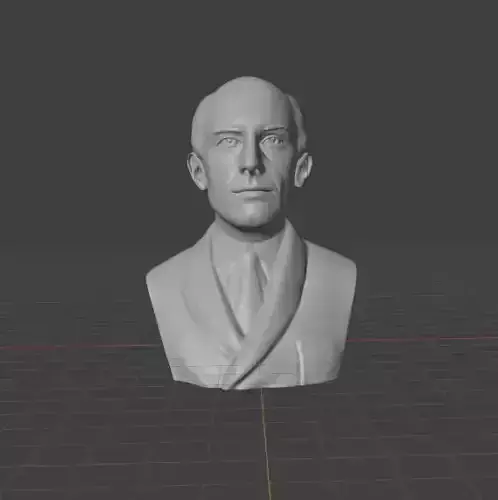 Wilbur Wright 3D print model