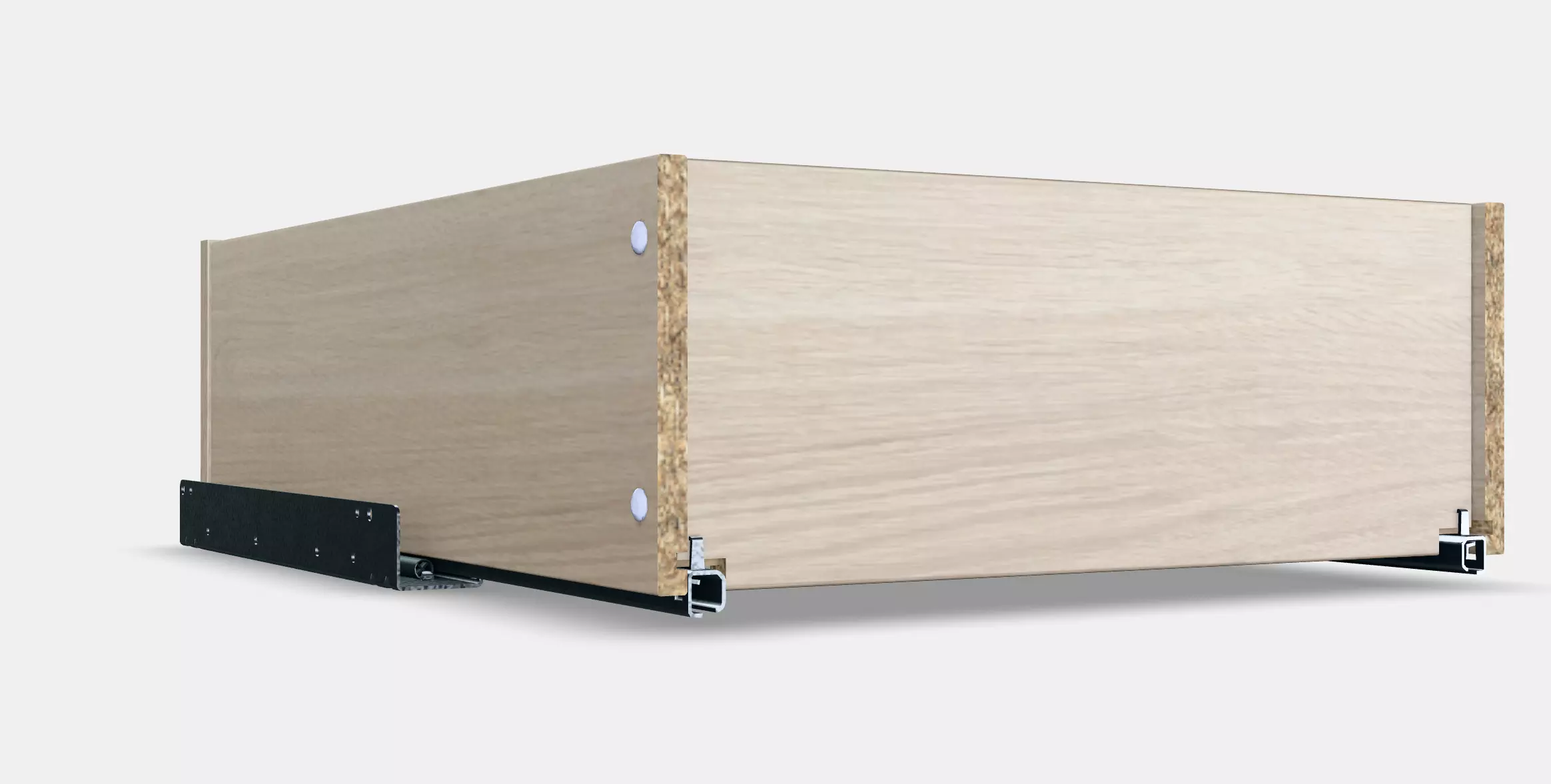 KOMPLEMENT Drawer with glass front 3 Low-poly 3D model_0