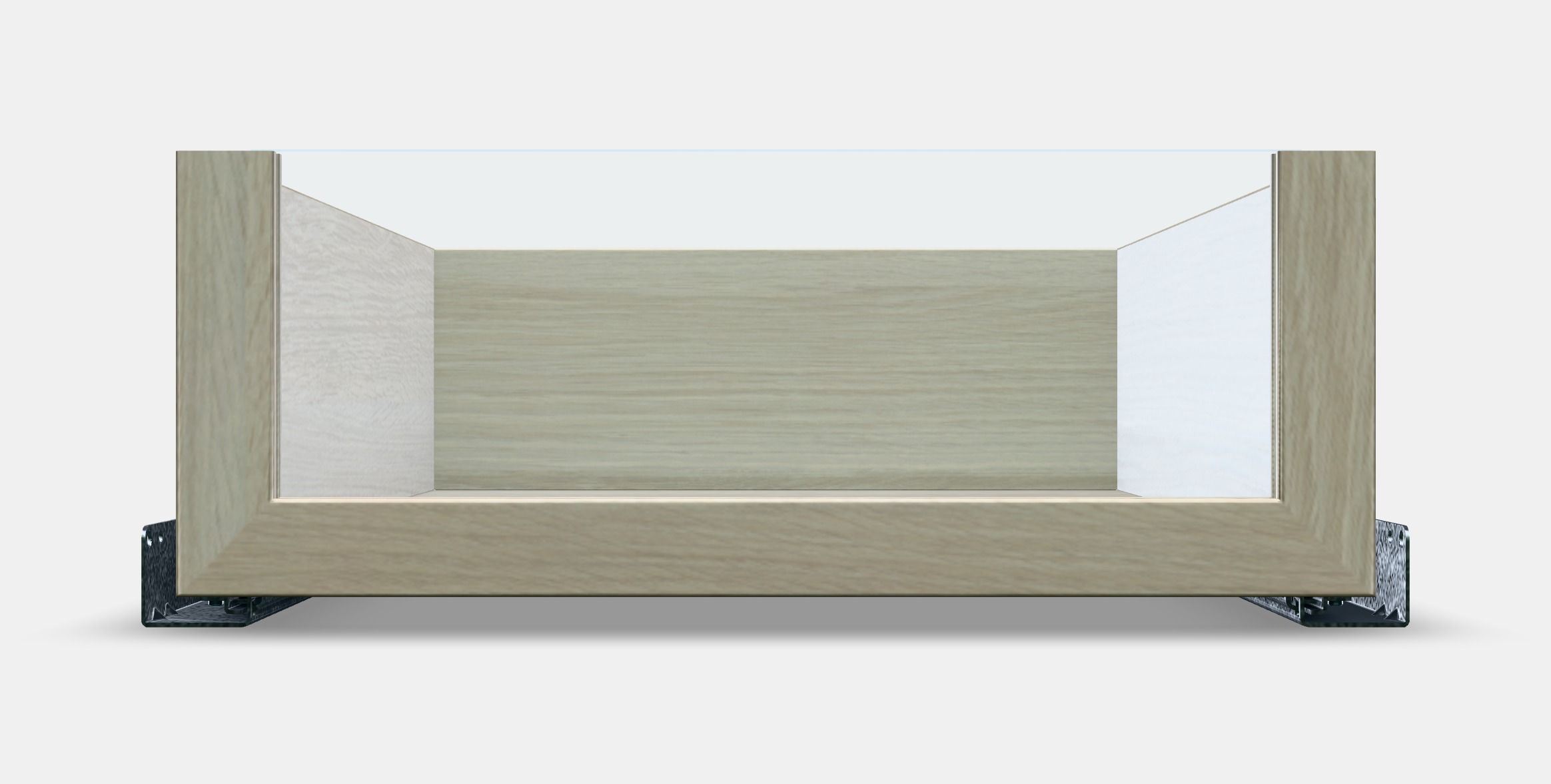 KOMPLEMENT Drawer with glass front 3 Low-poly 3D model_10