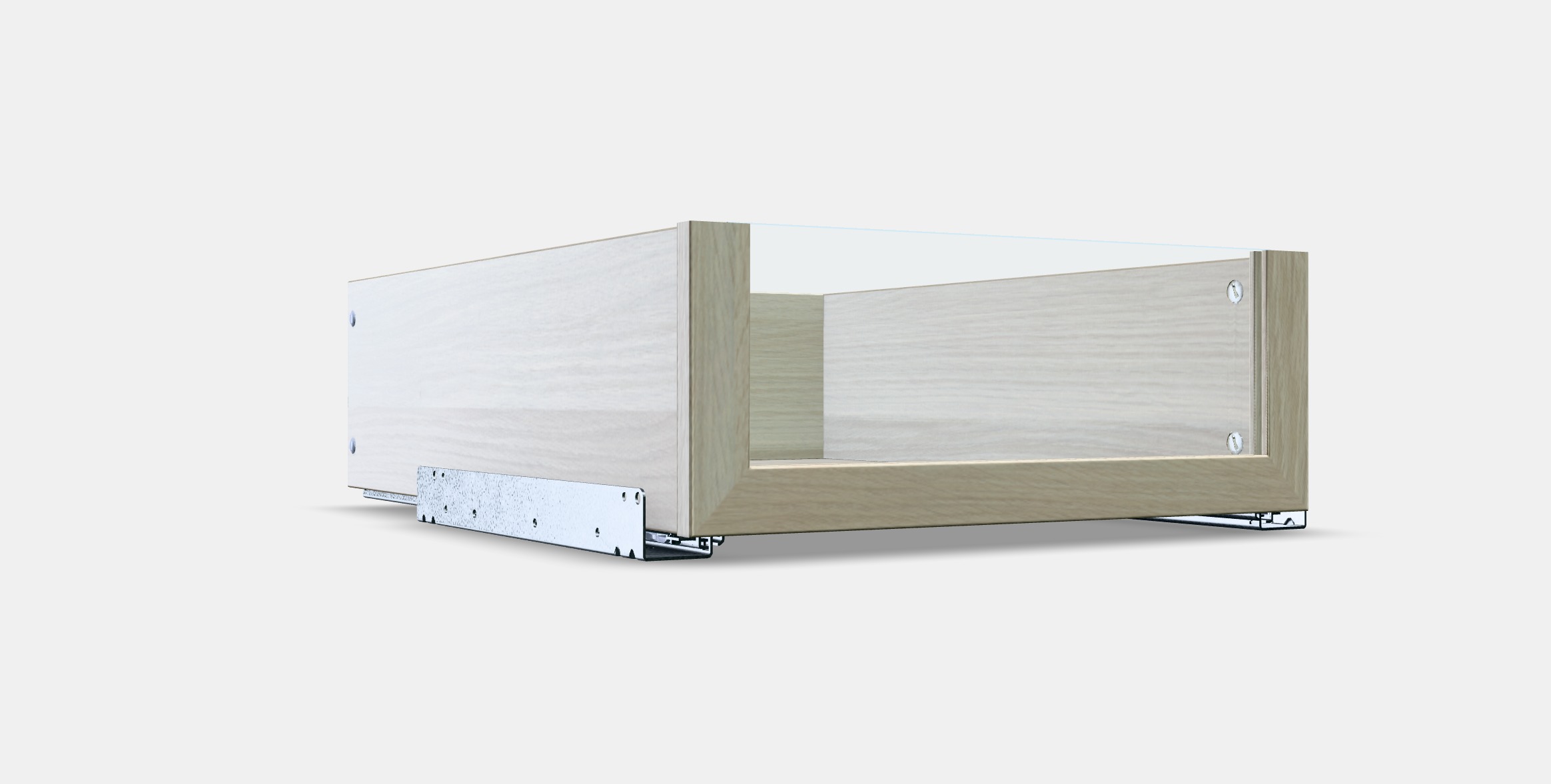 KOMPLEMENT Drawer with glass front 3 Low-poly 3D model_8