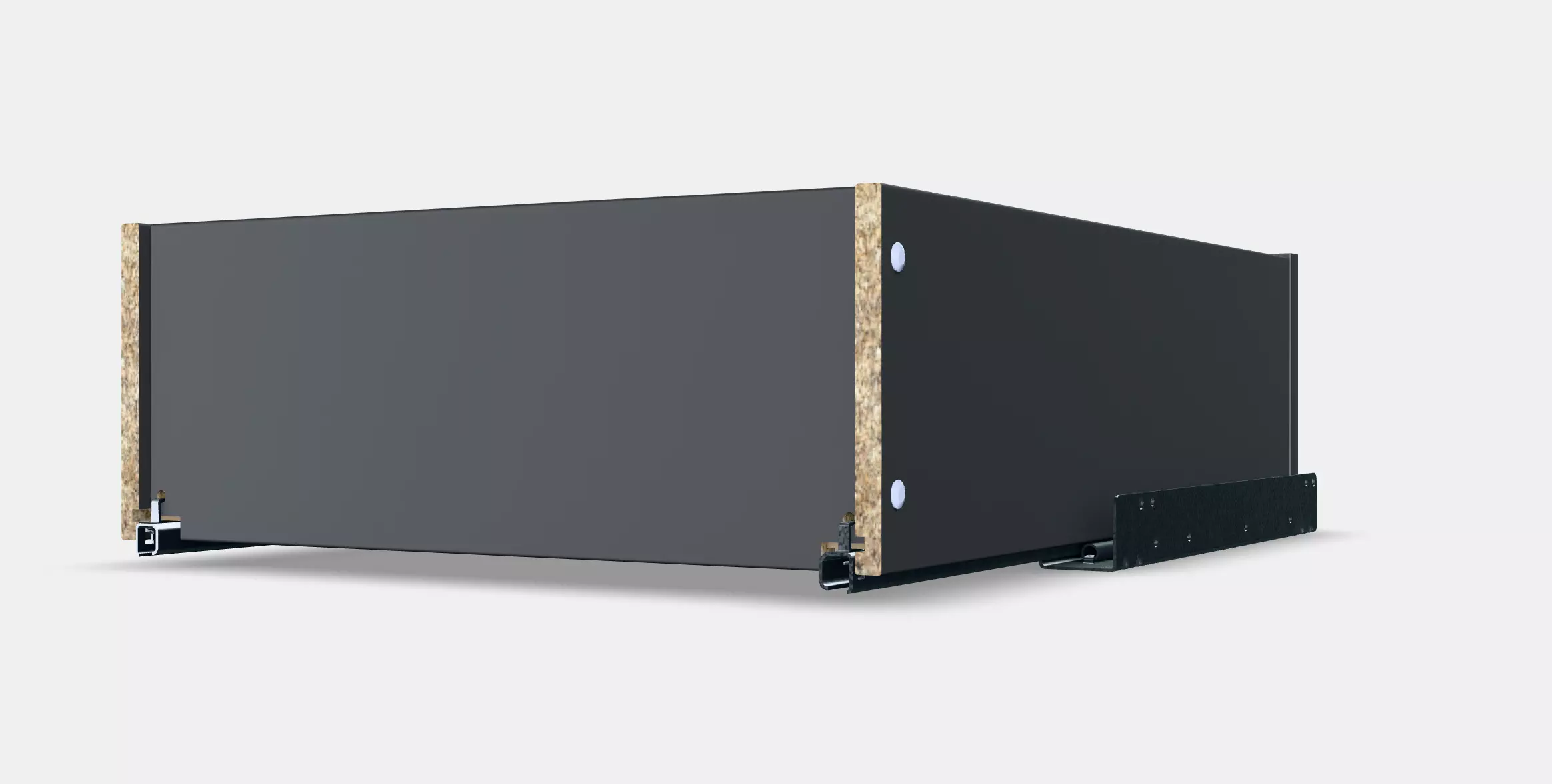 KOMPLEMENT Drawer with framed glass front 2 Low-poly 3D model_0