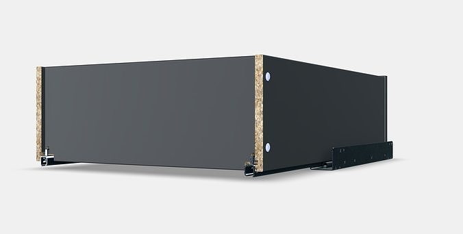 KOMPLEMENT Drawer with framed glass front 2 Low-poly 3D model