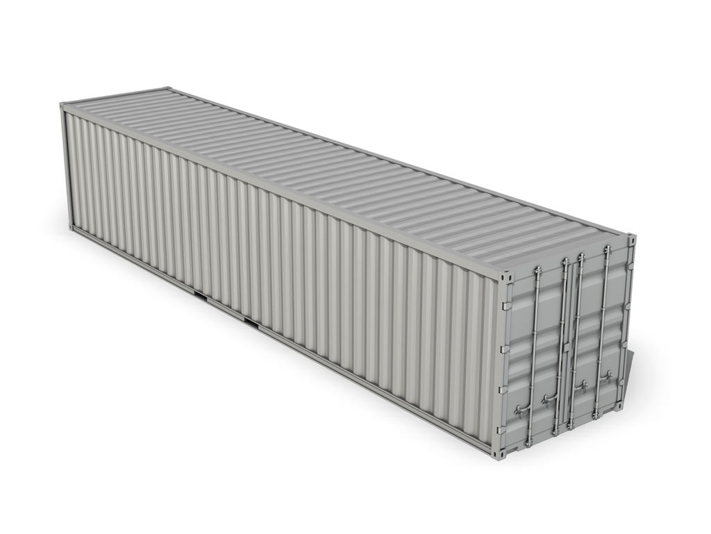 40ft Shipping Container - Wan Hai 3D model_9