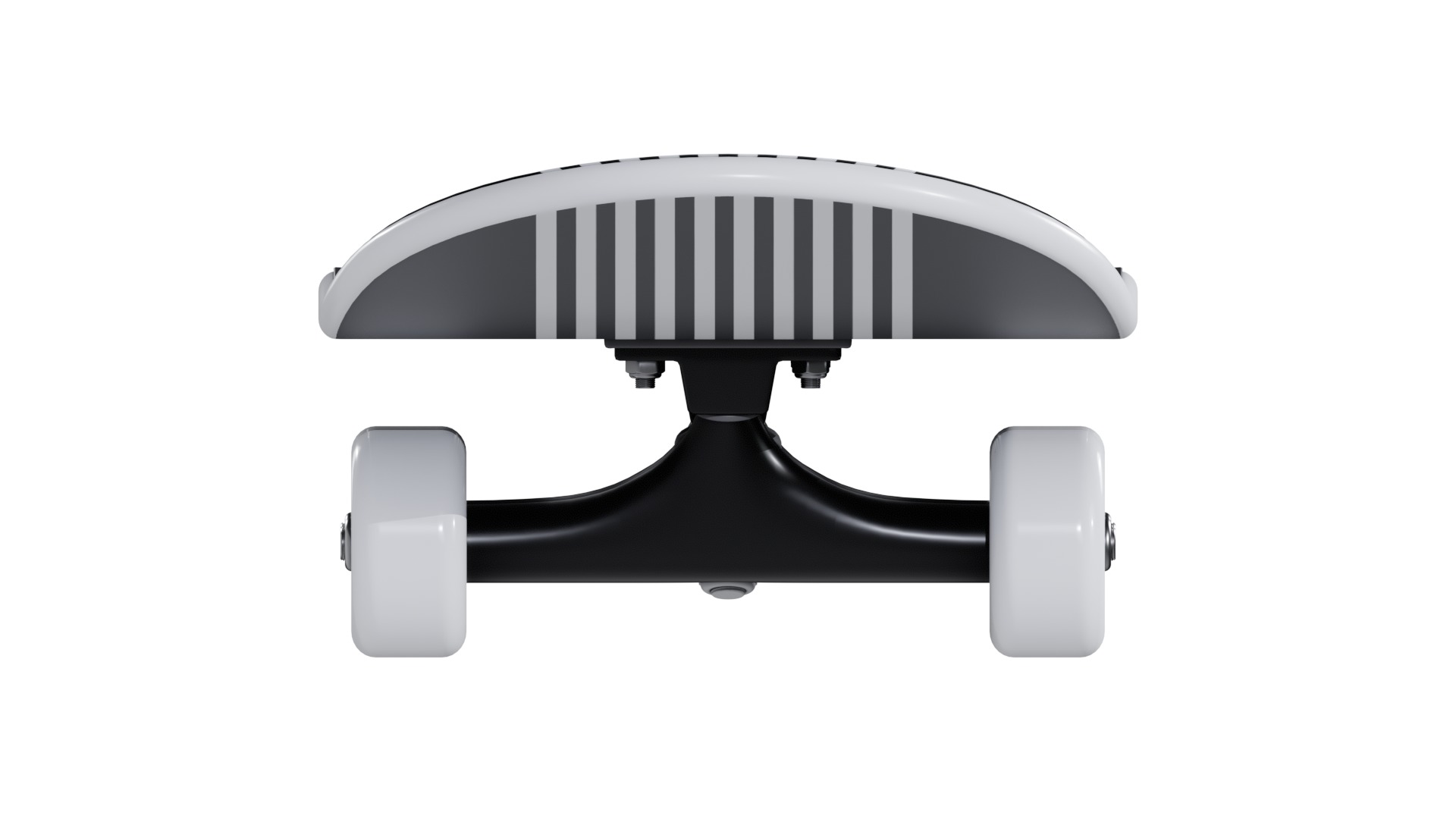 Skateboard Low-poly 3D model_9