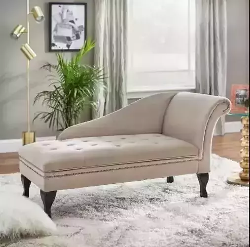 Two Seater Velvet Luxury Sofa 3D print model