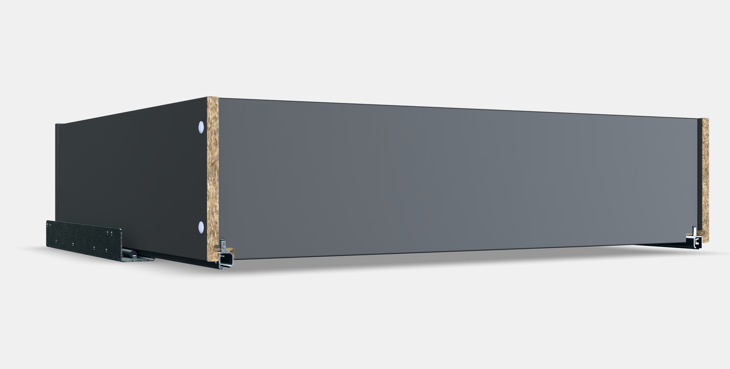 KOMPLEMENT Drawer with glass front 4 Low-poly 3D model_3