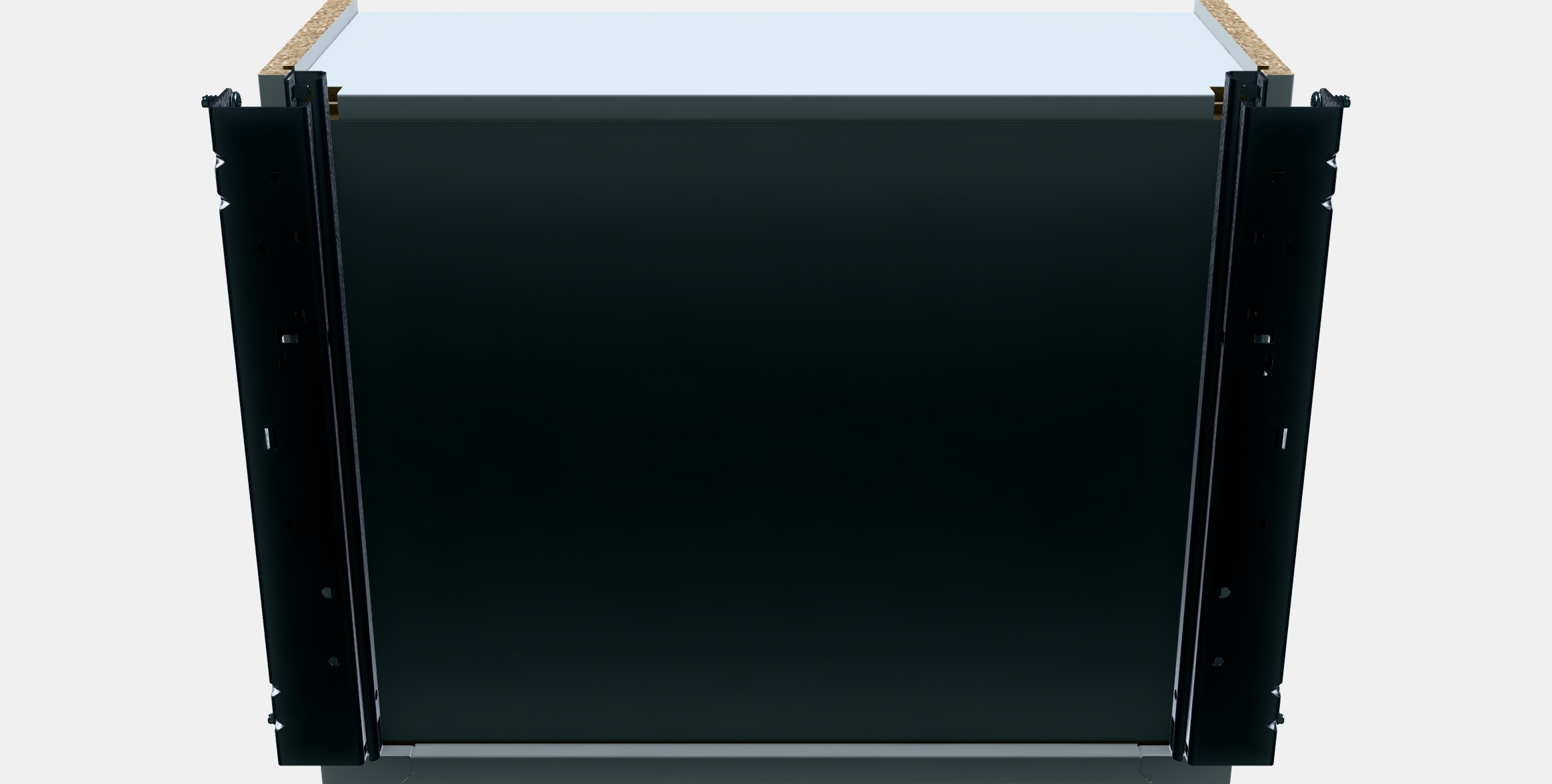 KOMPLEMENT Drawer with framed glass front 3 Low-poly 3D model_11