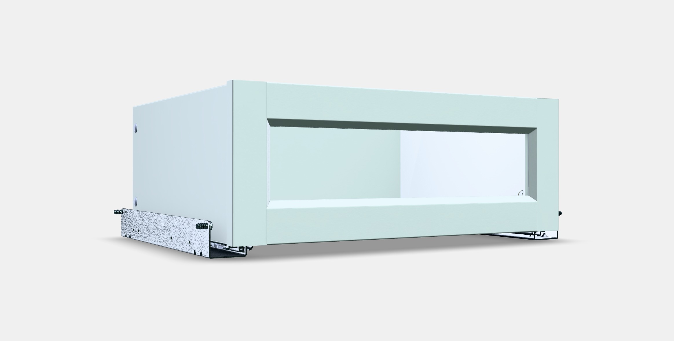 KOMPLEMENT Drawer with framed glass front 3 Low-poly 3D model_8