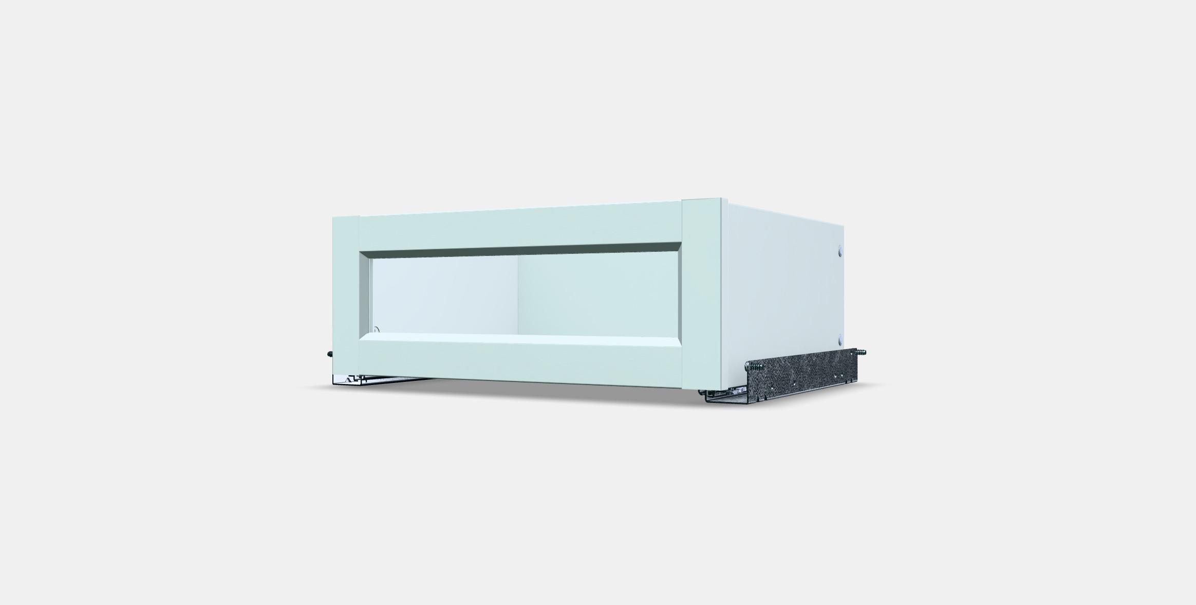 KOMPLEMENT Drawer with framed glass front 3 Low-poly 3D model_12