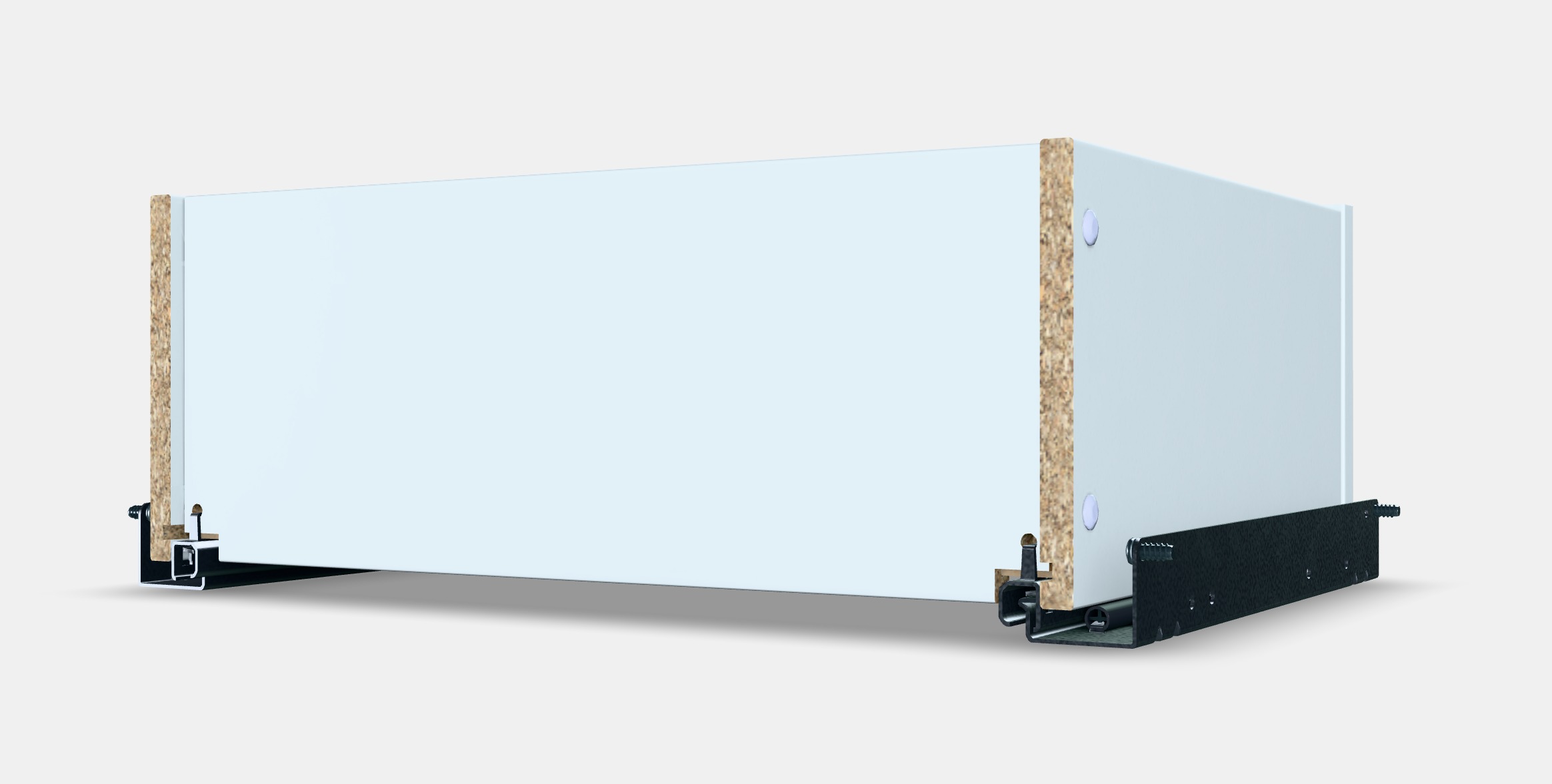 KOMPLEMENT Drawer with framed glass front 3 Low-poly 3D model_7