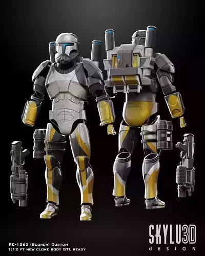 RC-1262 Commando Scorch One12 Scale Custom Files