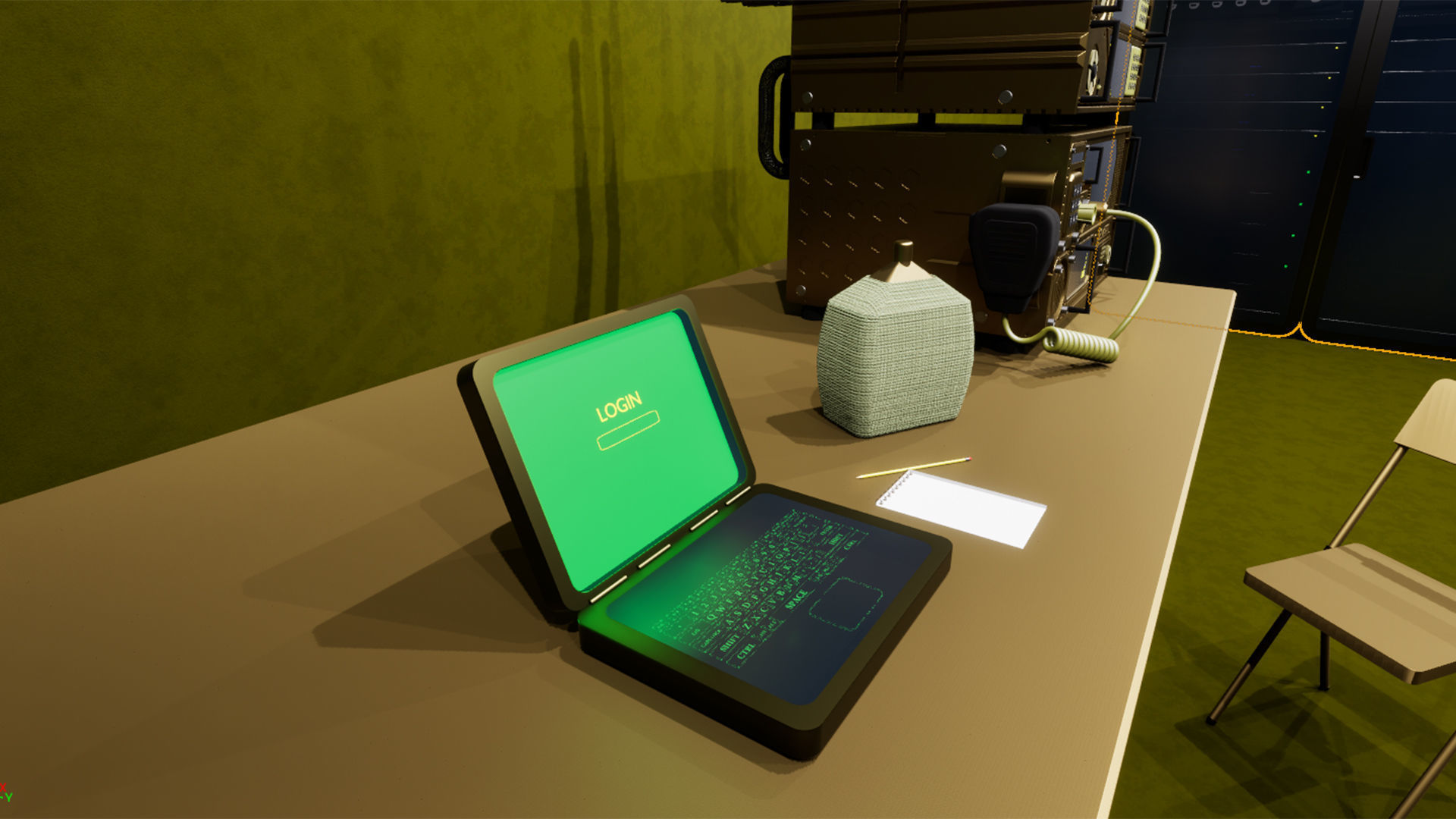 MILITARY COMMUNICATION ROOM 3D model_1