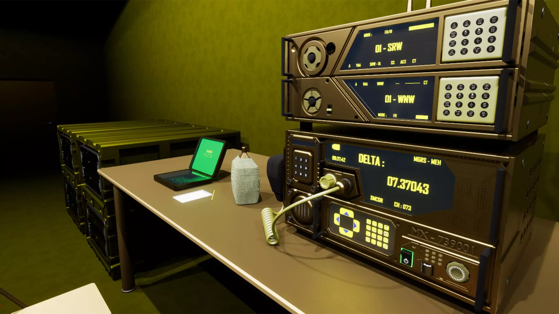 MILITARY COMMUNICATION ROOM 3D model_0