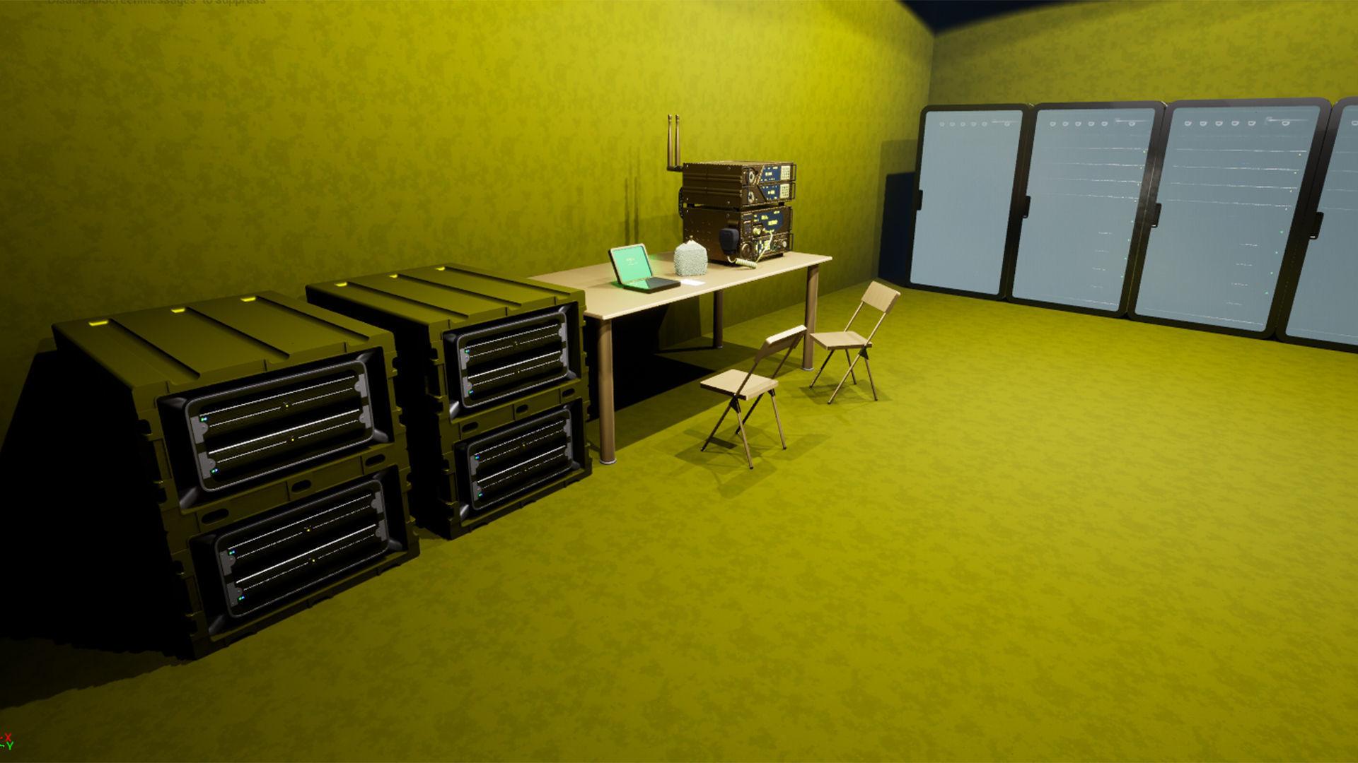 MILITARY COMMUNICATION ROOM 3D model_2