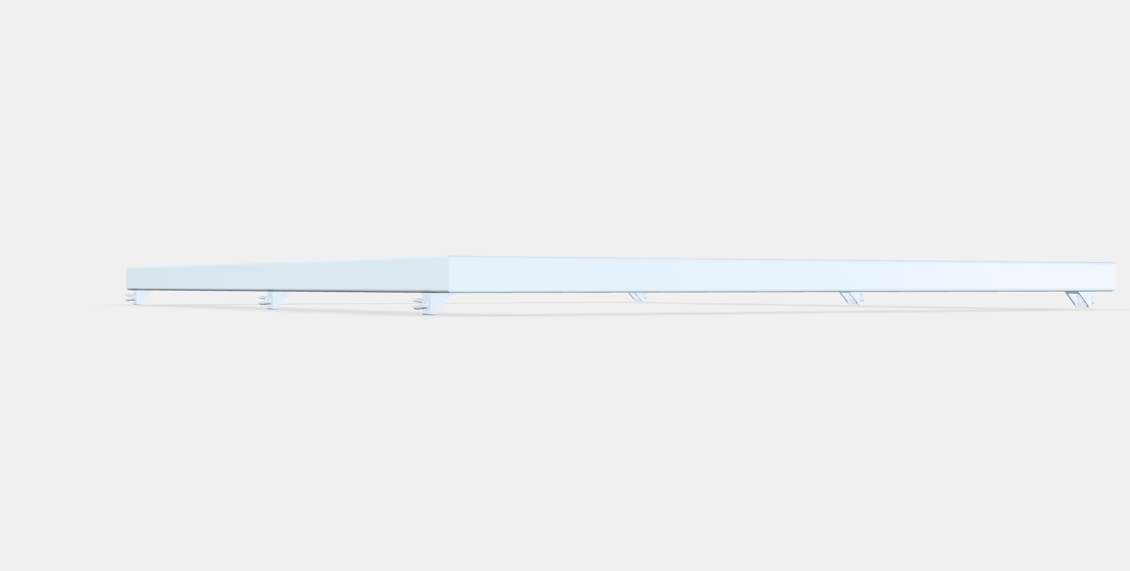 KOMPLEMENT Glass shelf 8 Low-poly 3D model_2