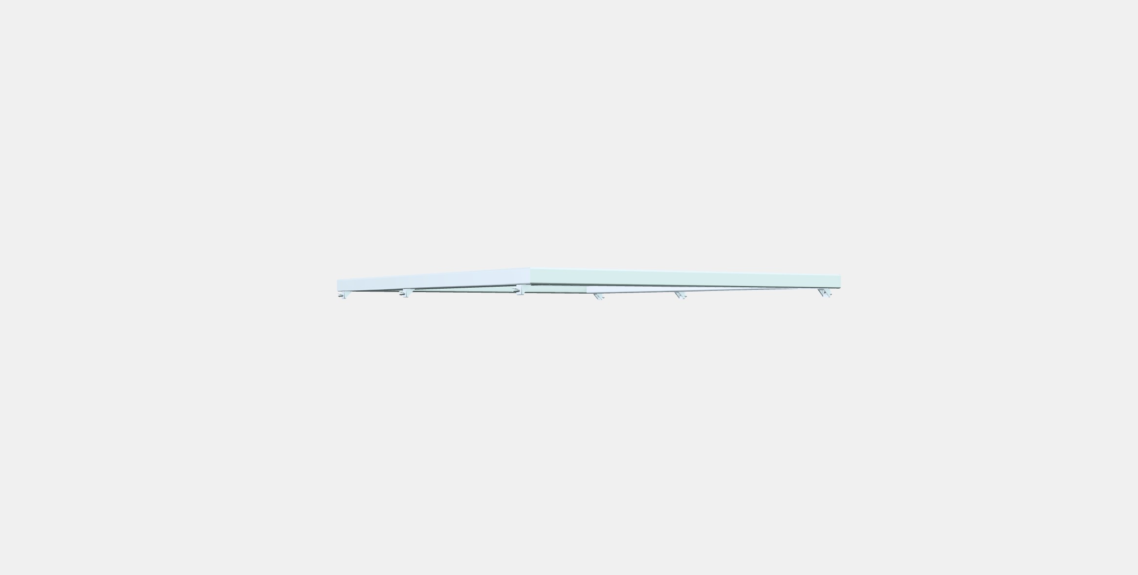 KOMPLEMENT Glass shelf 8 Low-poly 3D model_3