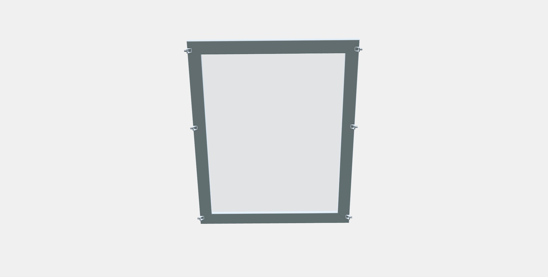 KOMPLEMENT Glass shelf 8 Low-poly 3D model_7