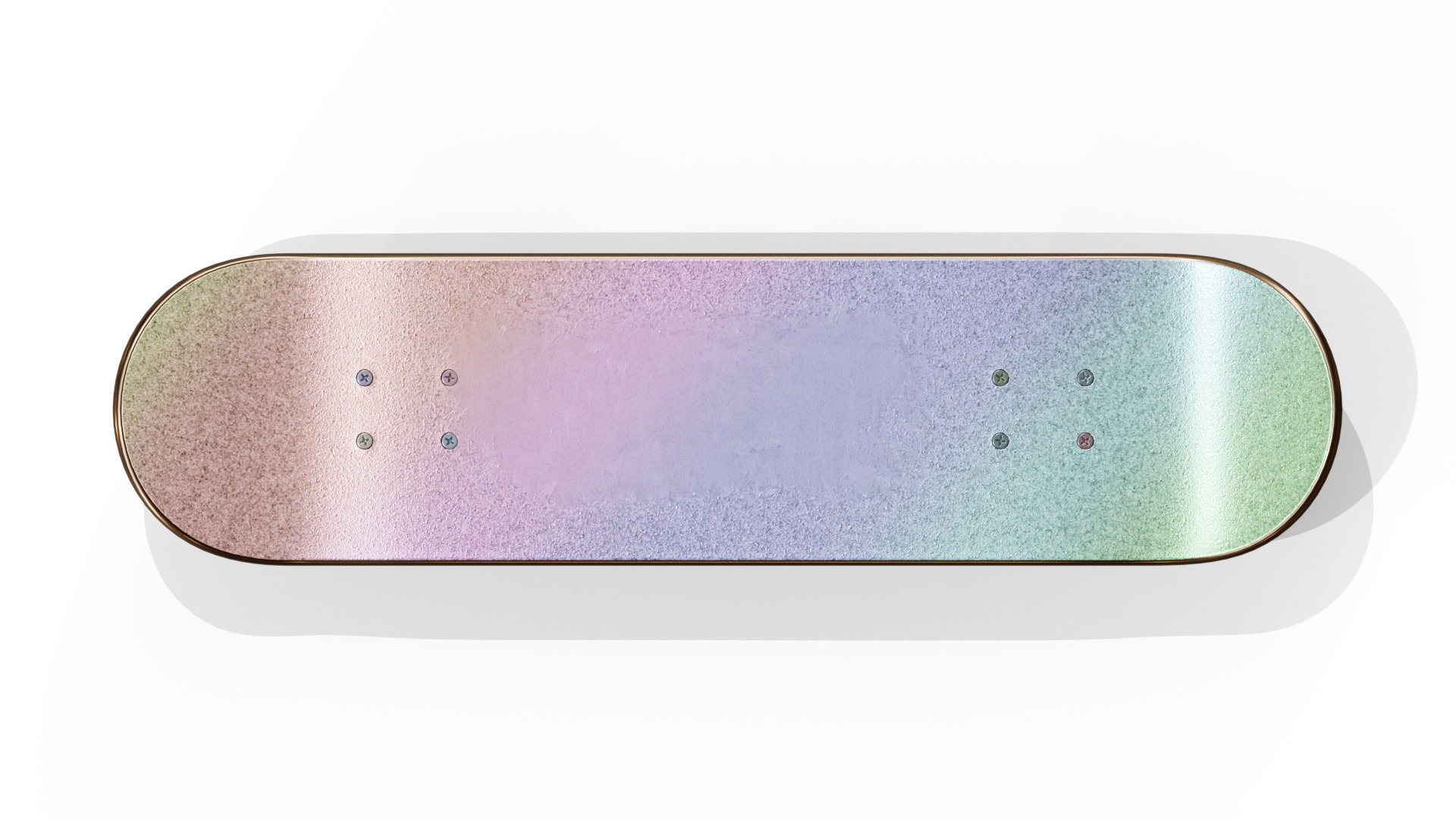 Luxury Skateboard Low-poly 3D model_11