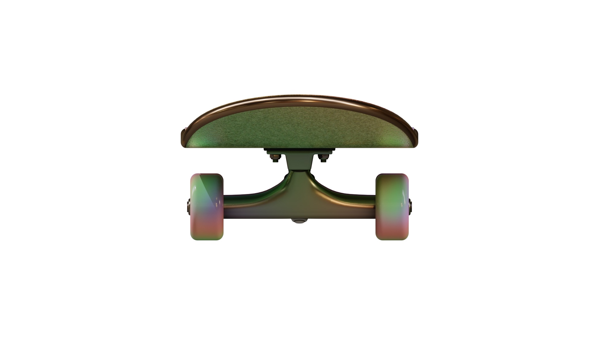 Luxury Skateboard Low-poly 3D model_10