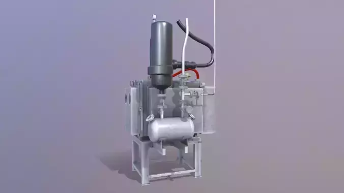 Condensate Machine Low-poly 3D model