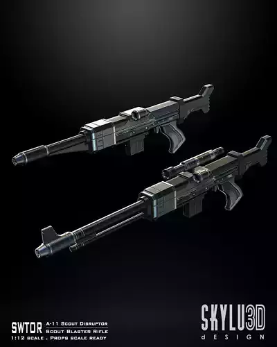 SWOTR Scout Blaster Rifle Bundle