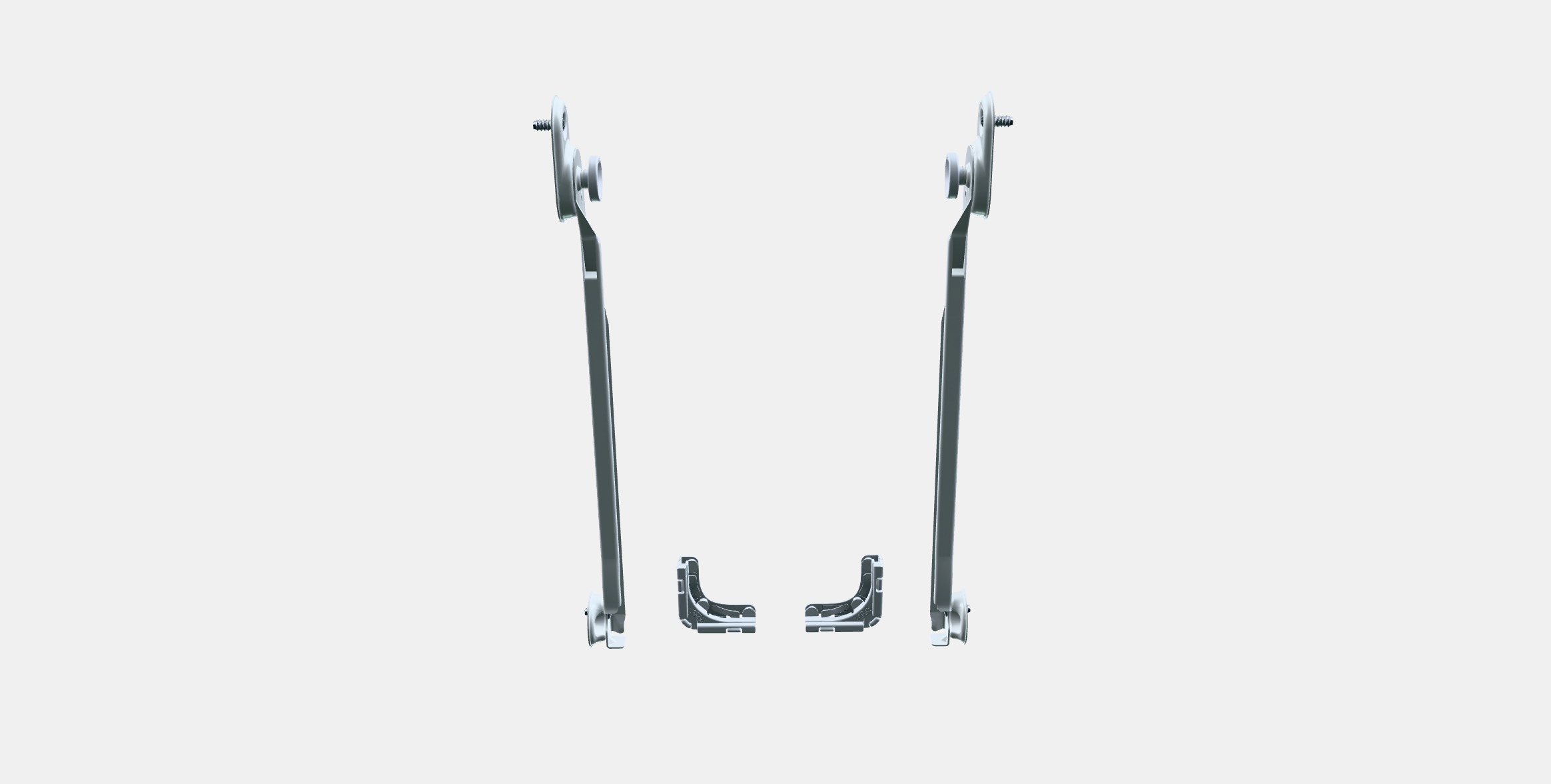 KOMPLEMENT Pull-out rail for baskets 1 Low-poly 3D model_7
