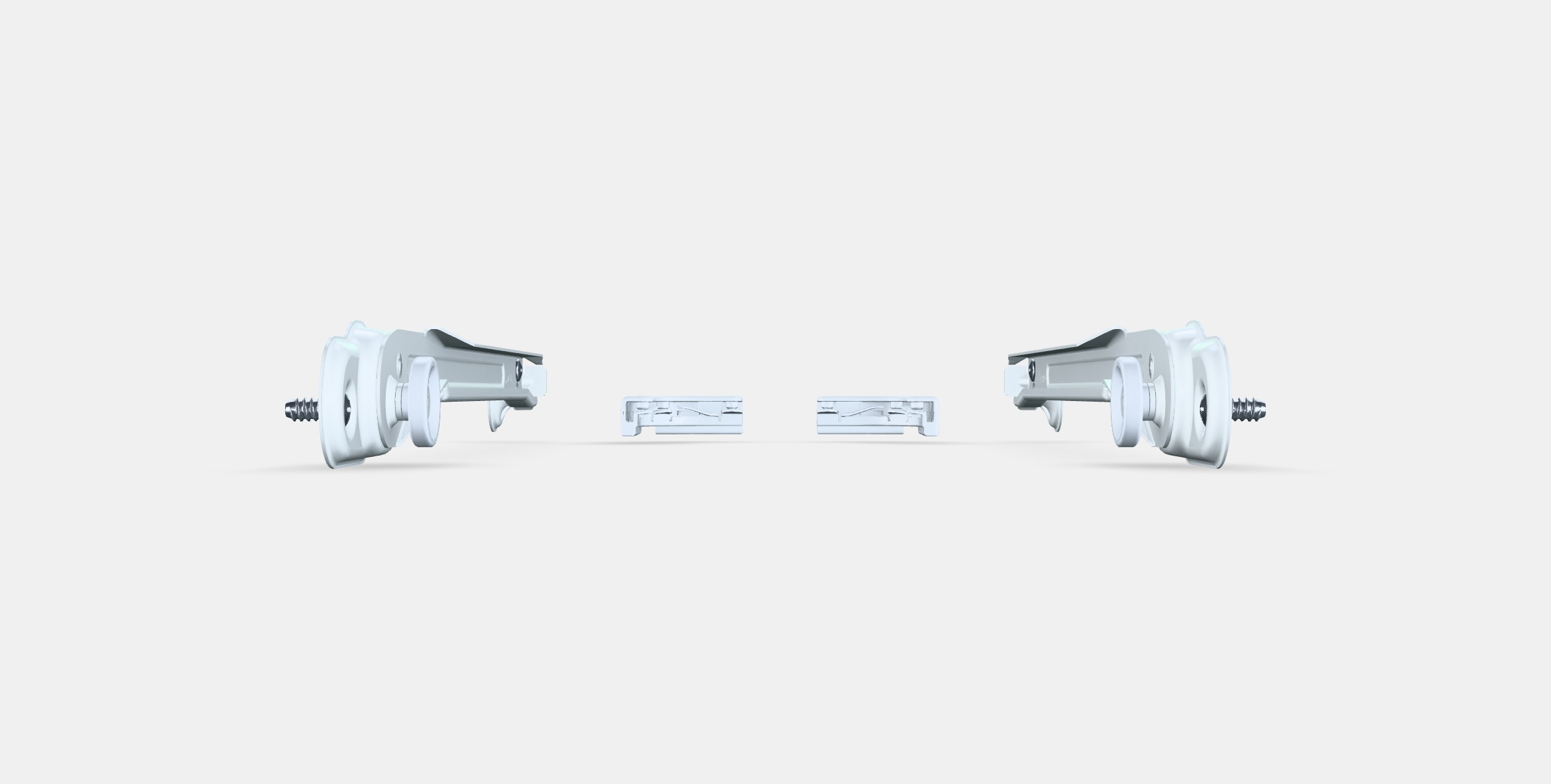 KOMPLEMENT Pull-out rail for baskets 1 Low-poly 3D model_15