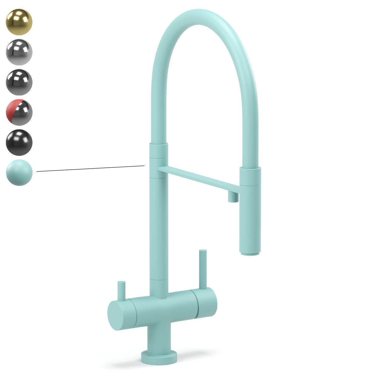 OMOIKIRI kitchen faucet - Kanto 3D model_5