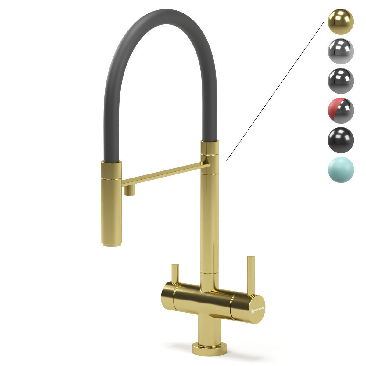 OMOIKIRI kitchen faucet - Kanto 3D model_1