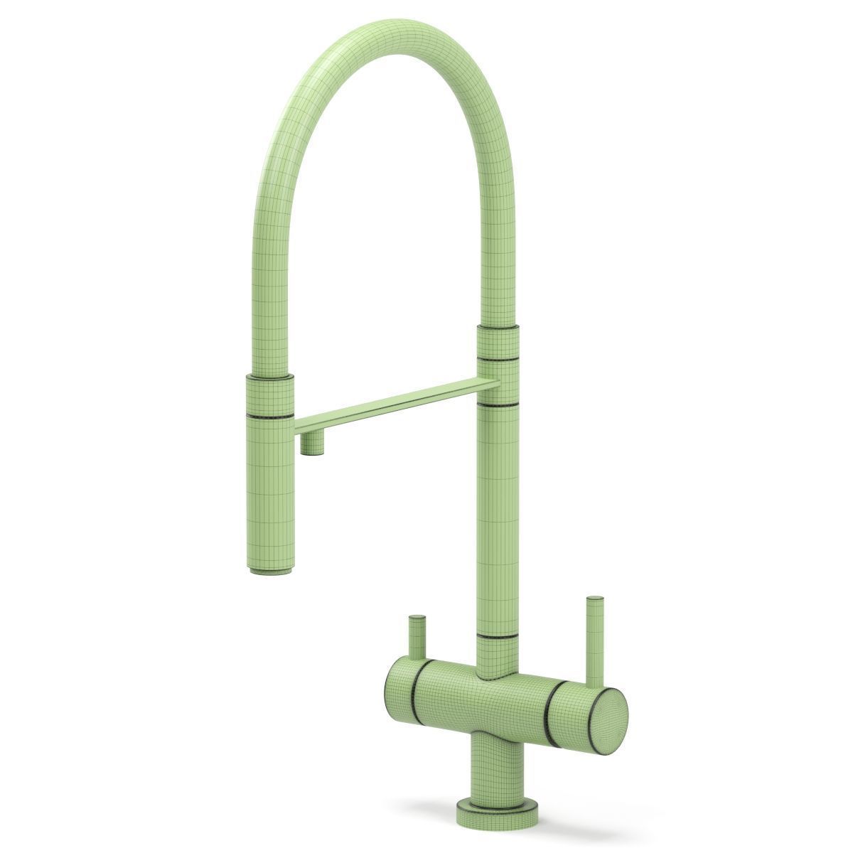 OMOIKIRI kitchen faucet - Kanto 3D model_6