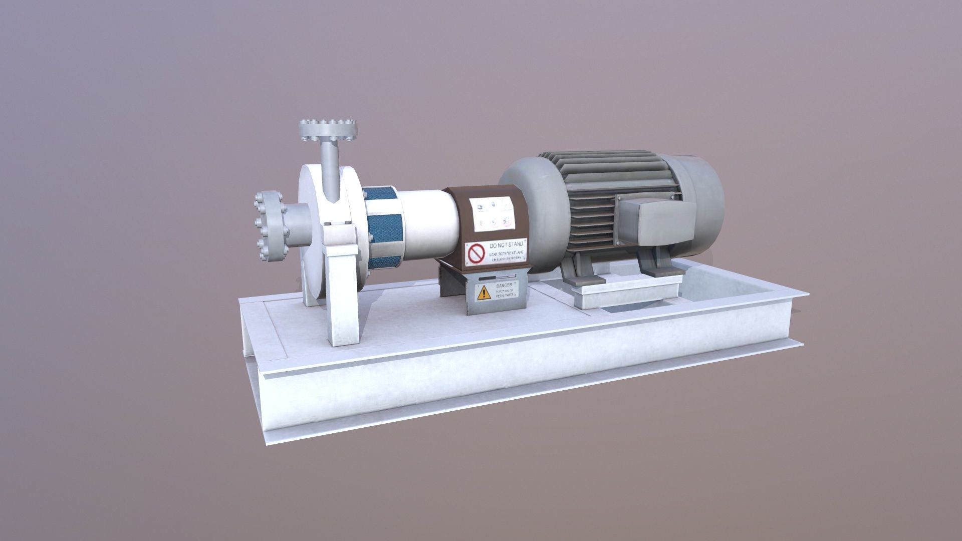 Pump 3D Model Low-poly 3D model_2