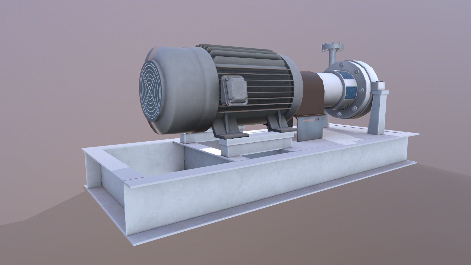 Pump 3D Model Low-poly 3D model_5