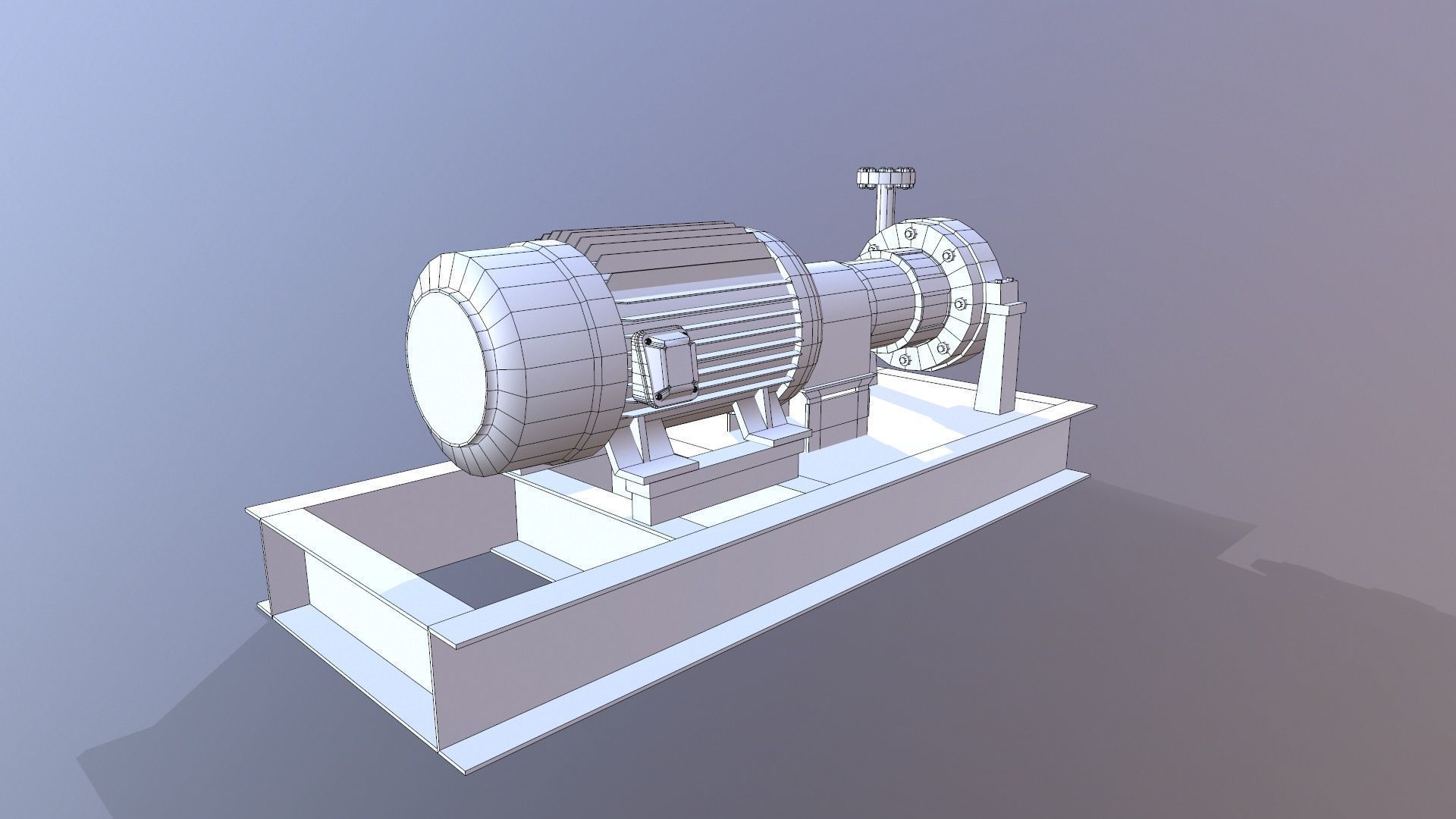 Pump 3D Model Low-poly 3D model_13