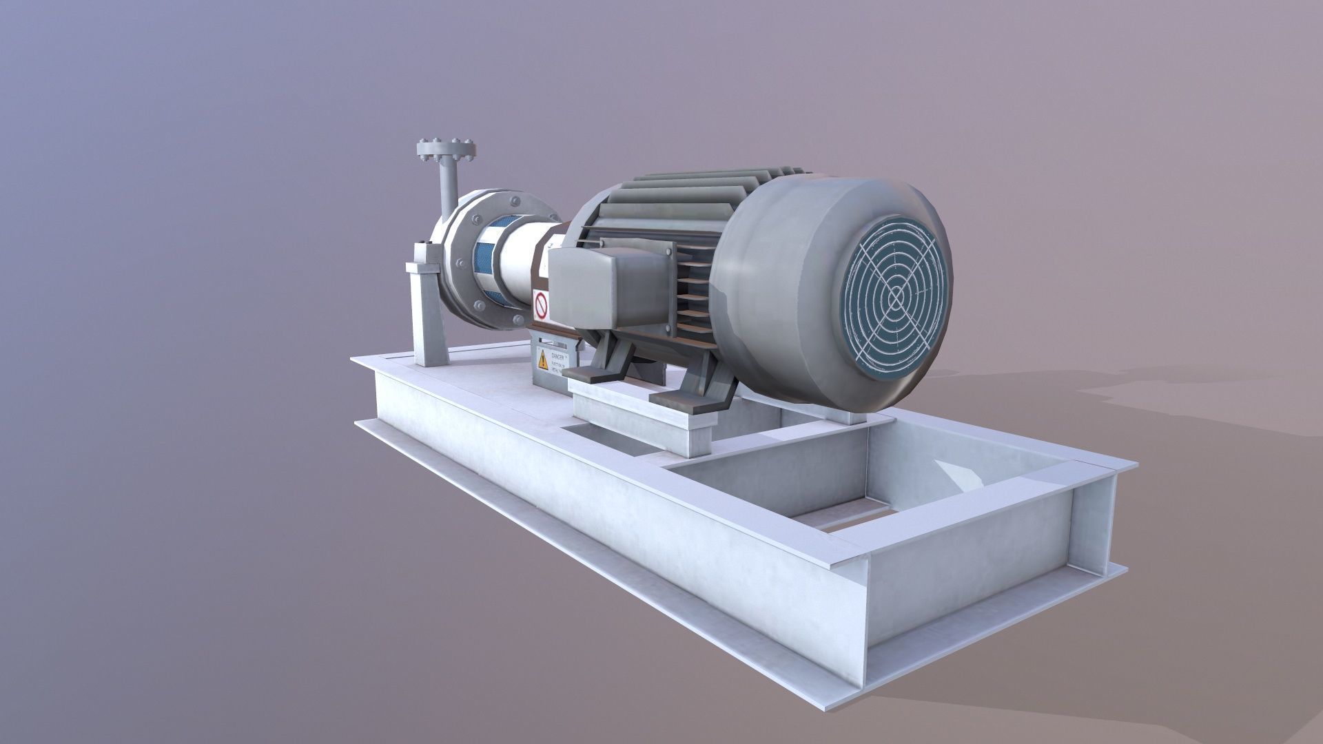 Pump 3D Model Low-poly 3D model_3