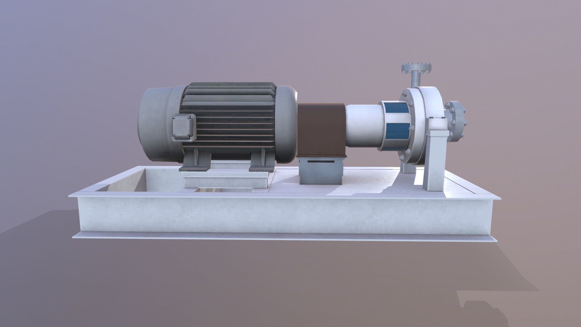 Pump 3D Model Low-poly 3D model_6