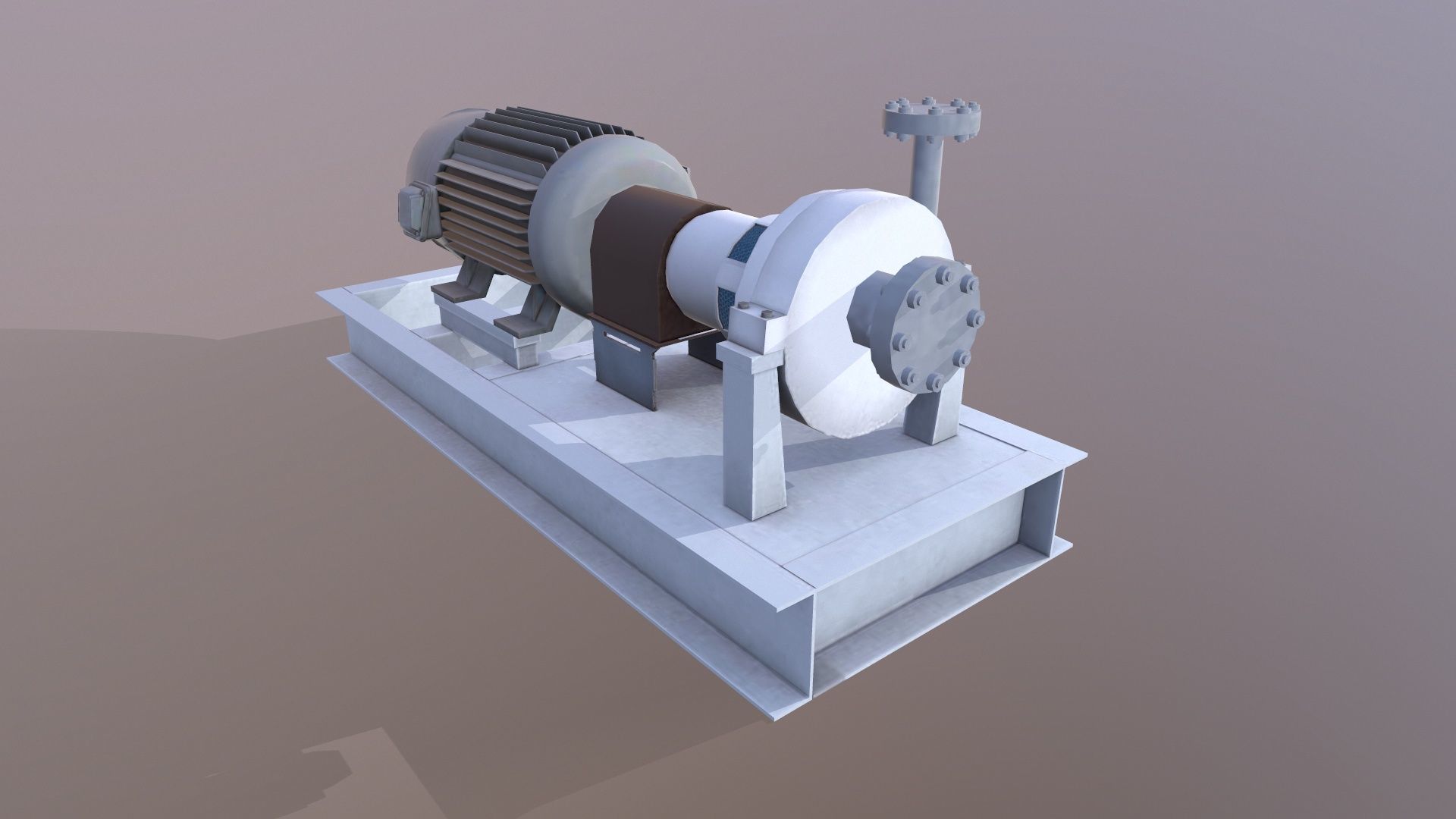 Pump 3D Model Low-poly 3D model_7