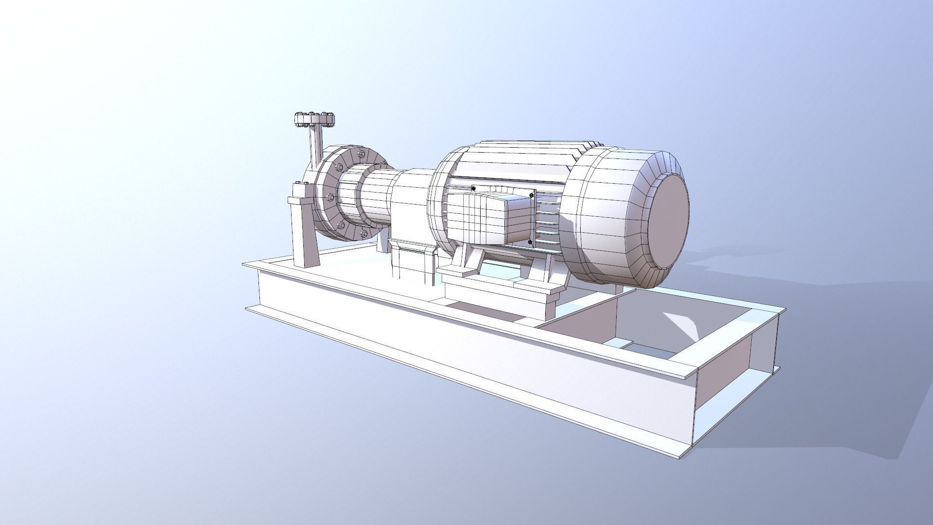 Pump 3D Model Low-poly 3D model_12
