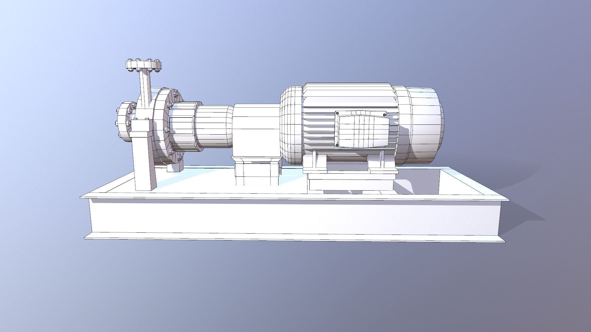 Pump 3D Model Low-poly 3D model_11