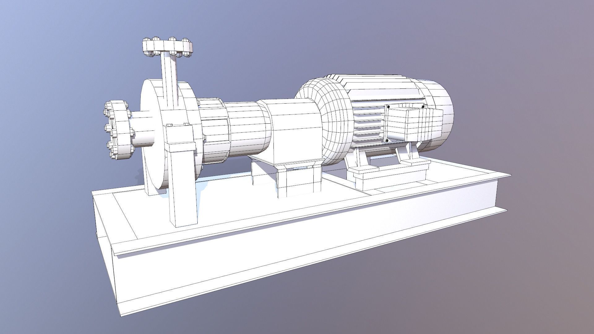 Pump 3D Model Low-poly 3D model_10
