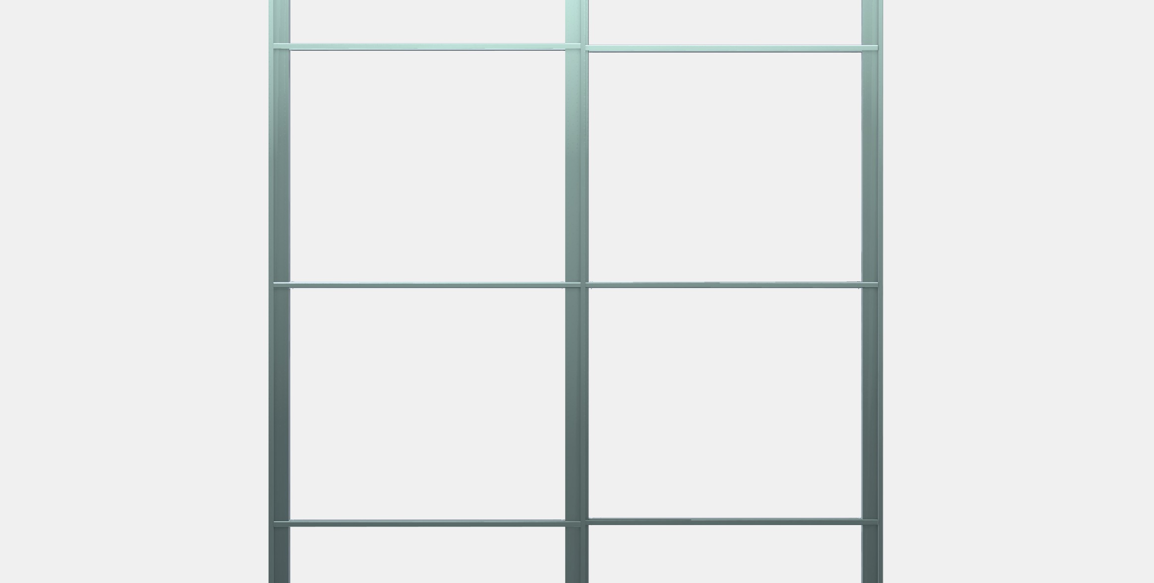 PAX Pair of sliding door frames w rail Low-poly 3D model_11