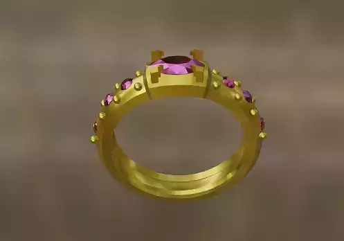 Gold ring 12