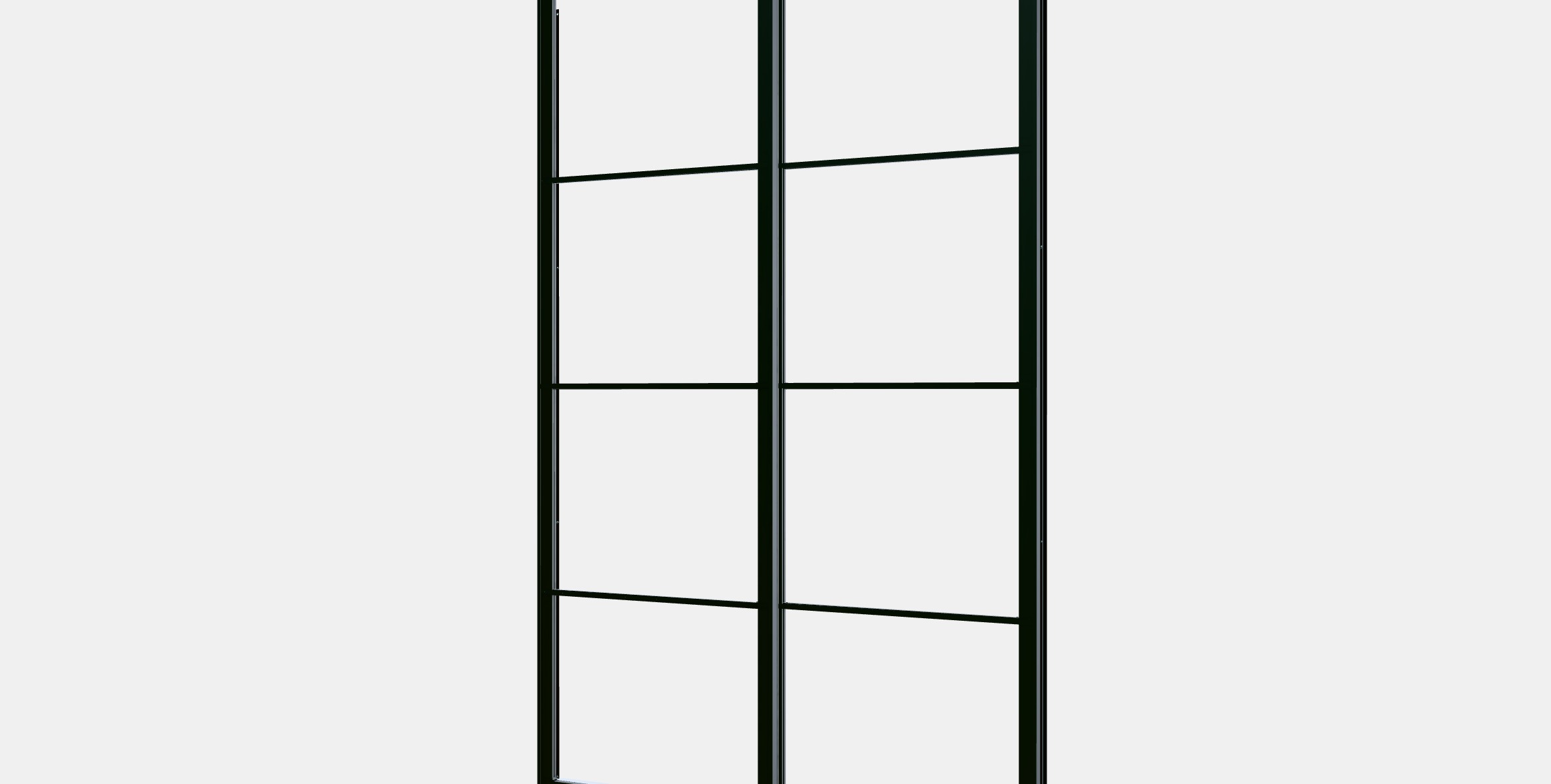 PAX Pair of sliding door frames w rail 2 Low-poly 3D model_13