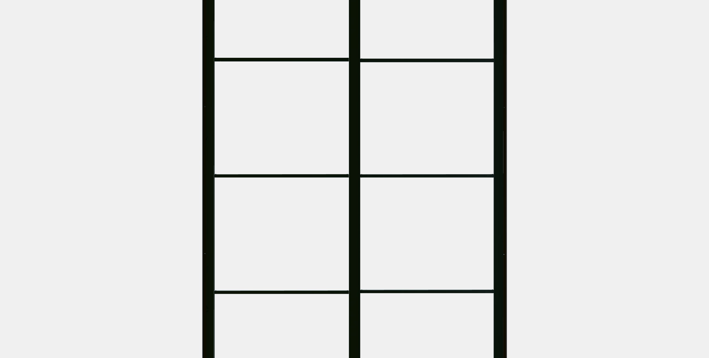 PAX Pair of sliding door frames w rail 2 Low-poly 3D model_15